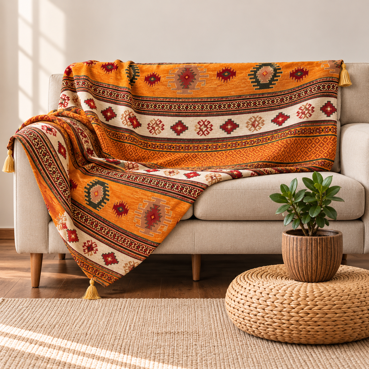 Mantón Bursa Naranja