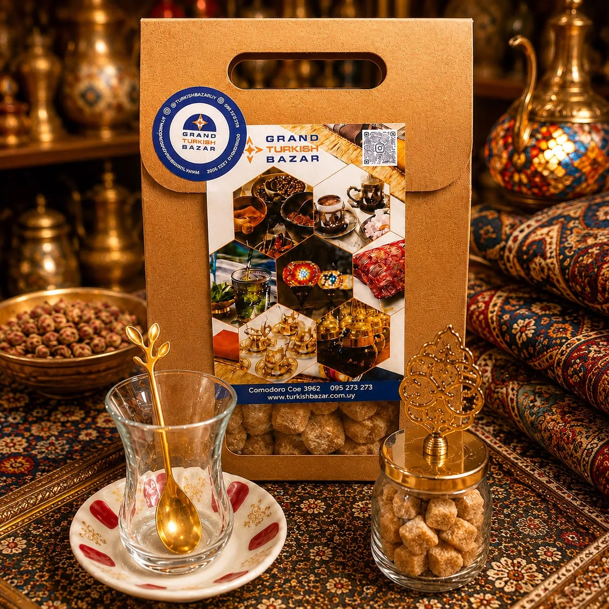 Box 1 – Set para Uno: Un delicado set ideal para disfrutar de un momento especial con té, café o infusiones.