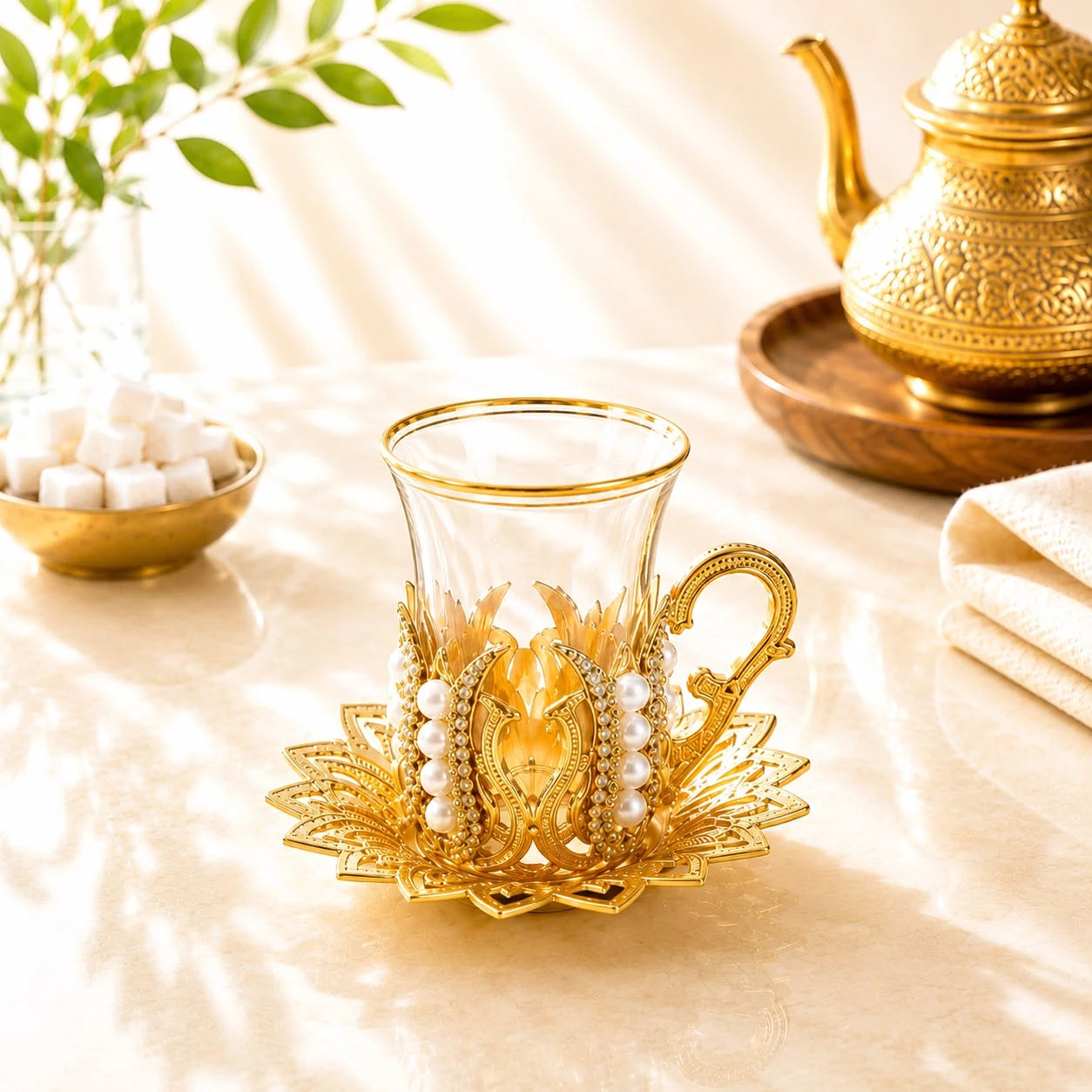 Taza Perlas; Taza Perlas con detalles visibles que realzan su presencia en la mesa o el hogar