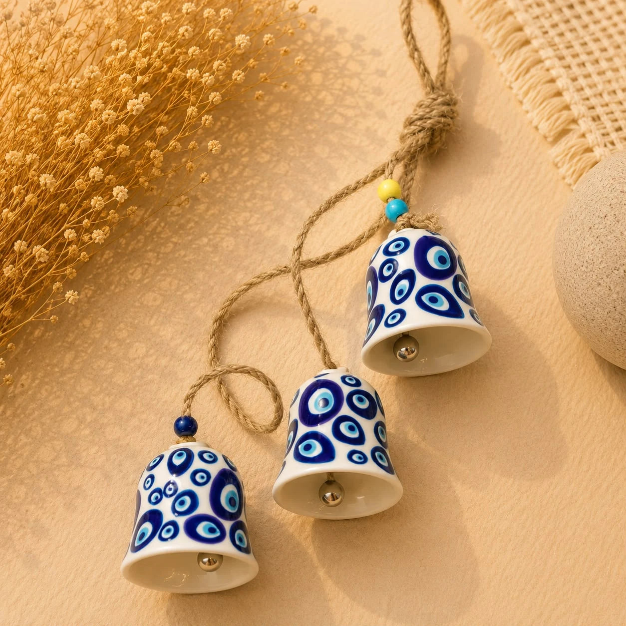 Campanas de Abundancia; Campanas de Abundancia como pieza decorativa de inspiración turca, con detalles visibles en su diseño